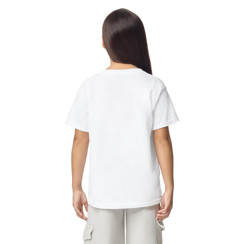 Gildan Youth DryBlend T-Shirt, Style G8000B, 2-Pack, White, X-Large - Image 3